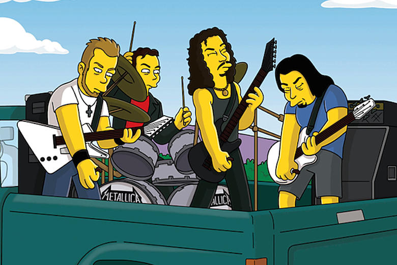 Simpsons Metallica